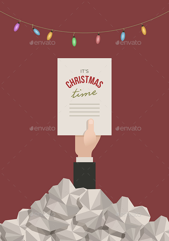 GraphicRiver Overtime Christmas in Office 9424363 GraphicRiver Overtime Christmas in Office 9424363