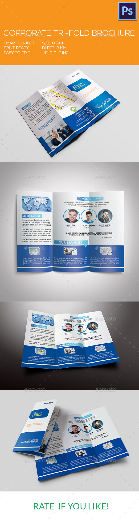 GraphicRiver Corporate Tri-Fold Brochure 9371191 GraphicRiver Corporate Tri-Fold Brochure 9371191