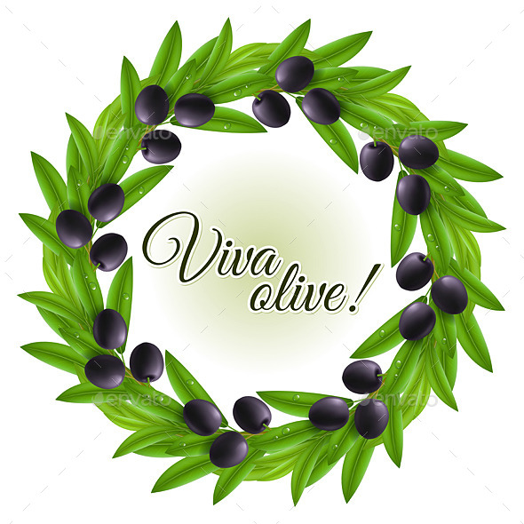 GraphicRiver Olive Wreath 9425685 GraphicRiver Olive Wreath 9425685