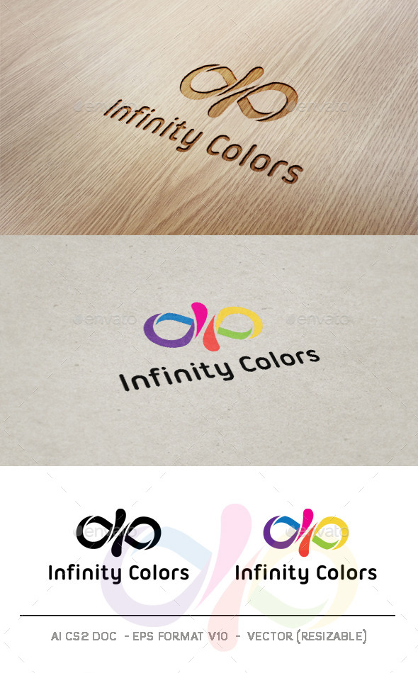 GraphicRiver Infinity Colors Logo 9426022 GraphicRiver Infinity Colors Logo 9426022