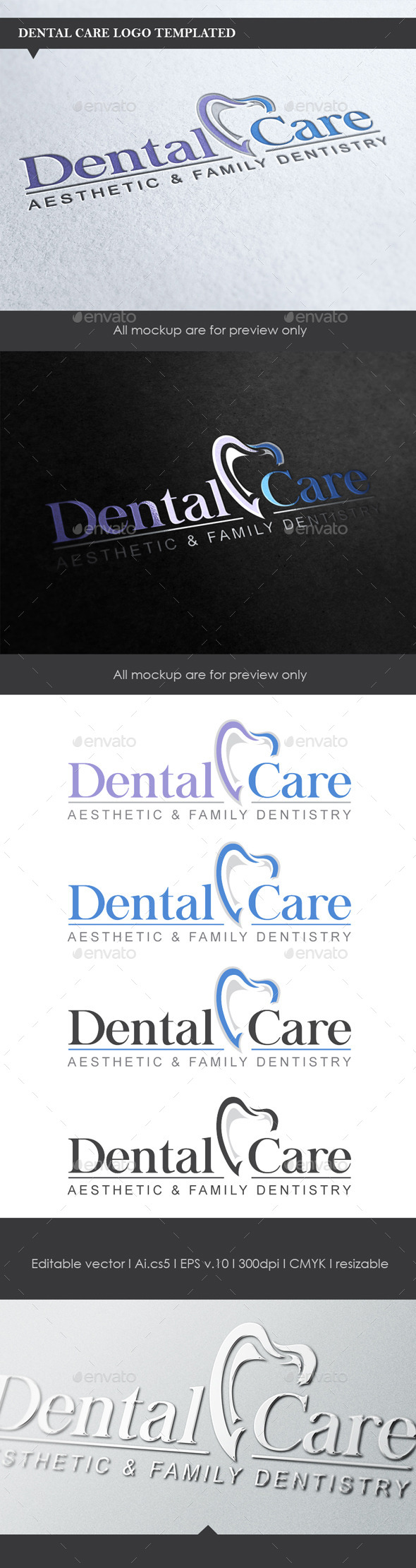 GraphicRiver Dental Logo 9427329 GraphicRiver Dental Logo 9427329