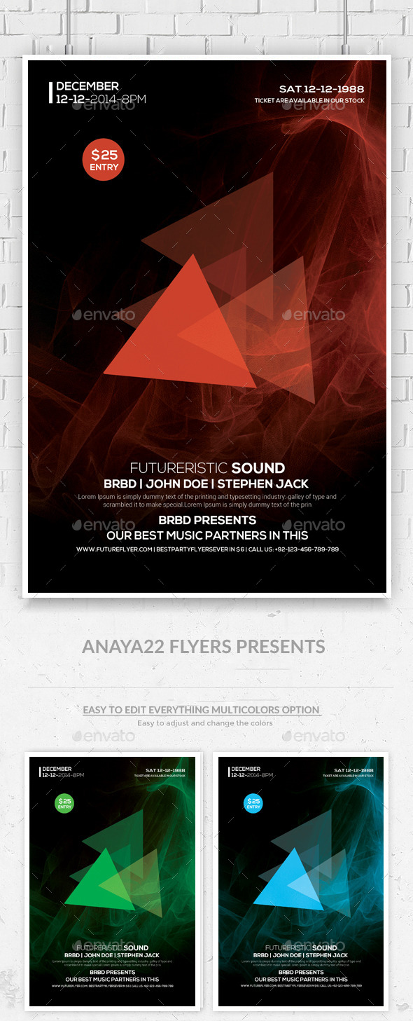 GraphicRiver Futuristic Flyer Psd Template 9365897 GraphicRiver Futuristic Flyer Psd Template 9365897