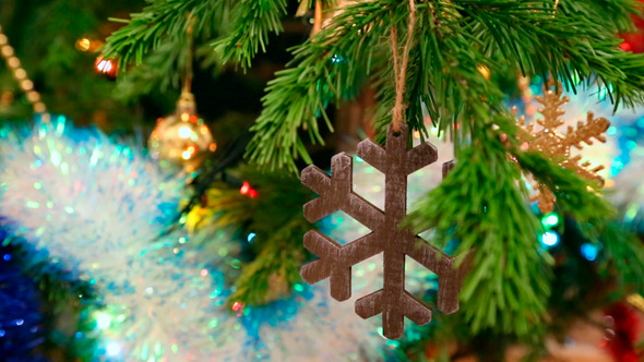 Christmas Wooden Snowflake