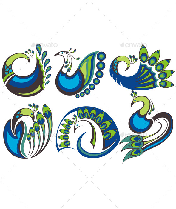 GraphicRiver Peacock Birds 9428862 GraphicRiver Peacock Birds 9428862