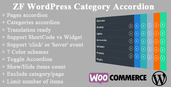 ZF WordPress Category Accordion - CodeCanyon Item for Sale