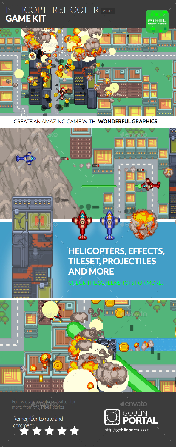 Pixel Helicopter Shooter Pixel Helicopter Shooter