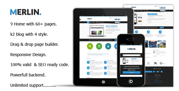ThemeForest Merlin Clean & Modern Multipurpose Templates 9377006 ThemeForest Merlin Clean & Modern Multipurpose Templates 9377006