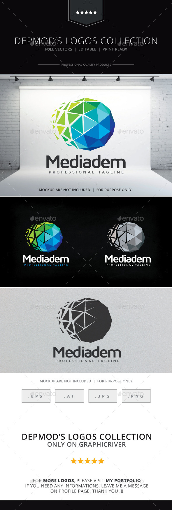 GraphicRiver Mediadem Logo 9431993 GraphicRiver Mediadem Logo 9431993