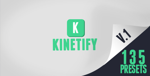Kinetify Kinetic Typography Kit Kinetify Kinetic Typography Kit