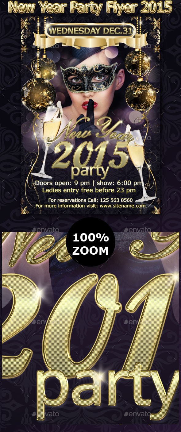 GraphicRiver New Year Party Flyer 2015 9372918 GraphicRiver New Year Party Flyer 2015 9372918