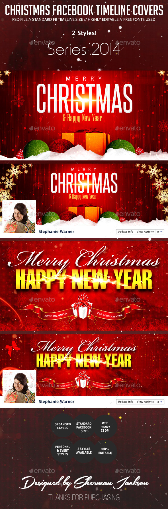 GraphicRiver Christmas Holiday Facebook Cover Photos 9432477 GraphicRiver Christmas Holiday Facebook Cover Photos 9432477