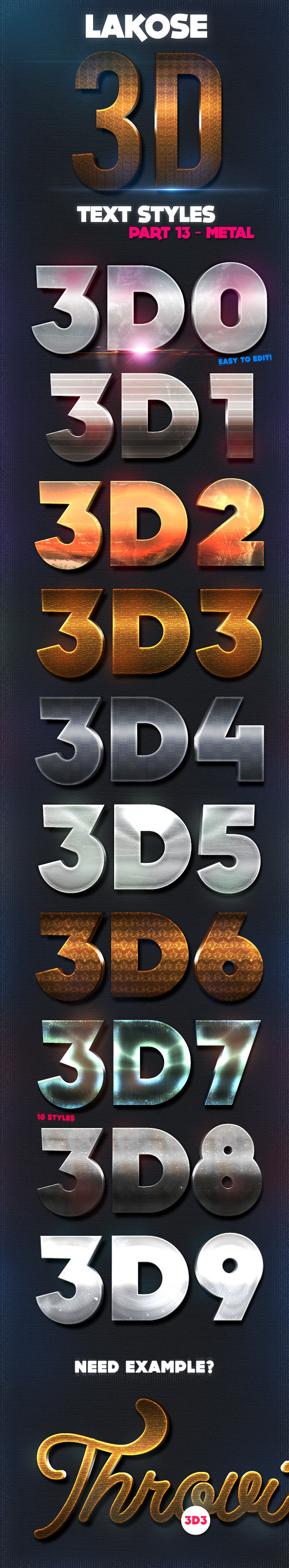 GraphicRiver Lakose 3D Text Styles Part 13 9432821 GraphicRiver Lakose 3D Text Styles Part 13 9432821