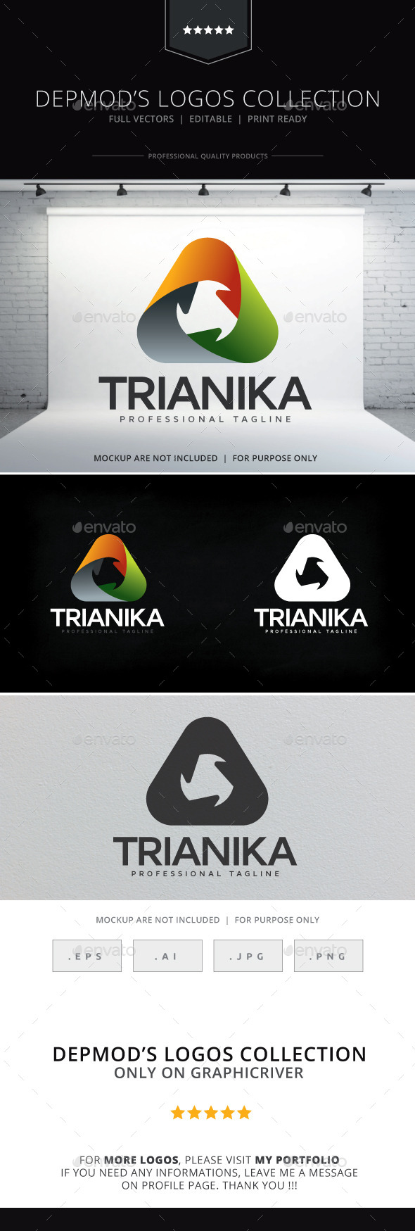 Trianika Logo (Abstract)