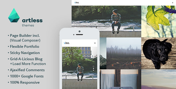 ThemeForest Vinz Portfolio & Blog Wordpress Theme 9370244 ThemeForest Vinz Portfolio & Blog Wordpress Theme 9370244