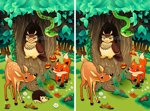 GraphicRiver Spot the Differences 9433621 GraphicRiver Spot the Differences 9433621