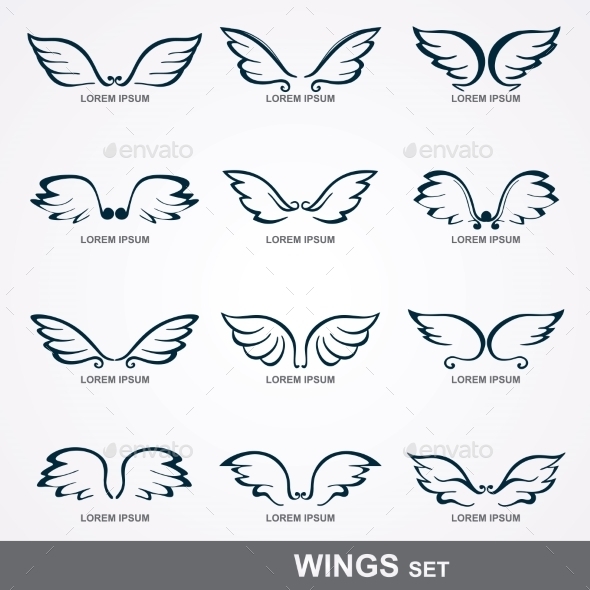 GraphicRiver Wings Collection 9434166 GraphicRiver Wings Collection 9434166