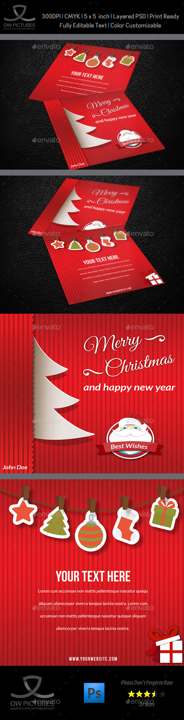 GraphicRiver Christmas and New Year Greeting Card Vol.3 9434285 GraphicRiver Christmas and New Year Greeting Card Vol.3 9434285
