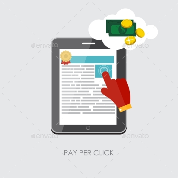 GraphicRiver Pay Per Click Flat Concept for Web Marketing 9434408 GraphicRiver Pay Per Click Flat Concept for Web Marketing 9434408