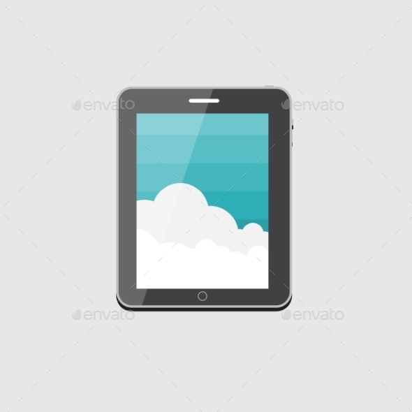 GraphicRiver Flat Computer Tablet Concept Vector Illustration 9434412 GraphicRiver Flat Computer Tablet Concept Vector Illustration 9434412