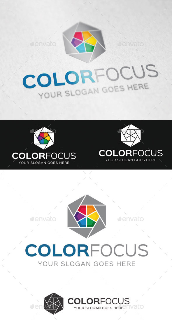 Color Focus Logo Template (Abstract)