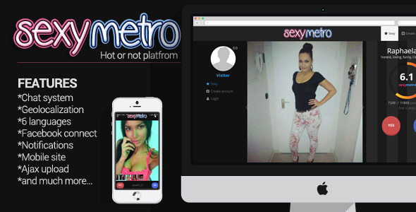 CodeCanyon Sexymetro Hot or not platfrom 9326497 CodeCanyon Sexymetro Hot or not platfrom 9326497