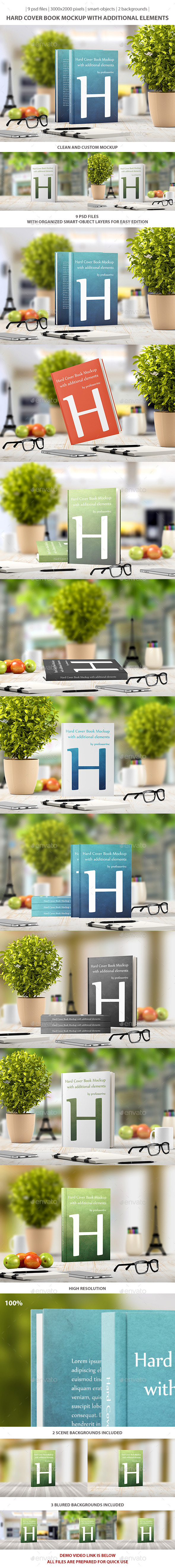 GraphicRiver Hard Cover Book Mockup 9435271 GraphicRiver Hard Cover Book Mockup 9435271