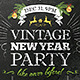 Vintage New Year Party Flyer, Invitation, Banner Vintage New Year Party Flyer, Invitation, Banner - GraphicRiver Item for Sale