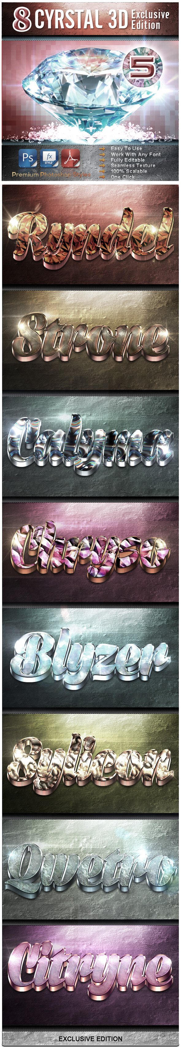 8 Crystal 3D Exclusive Edition Vol.5 8 Crystal 3D Exclusive Edition Vol.5