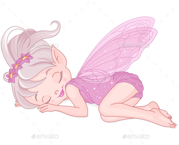 Sleeping Pixy Fairy