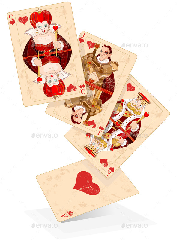 GraphicRiver Hearts Play Cards 9436263 GraphicRiver Hearts Play Cards 9436263
