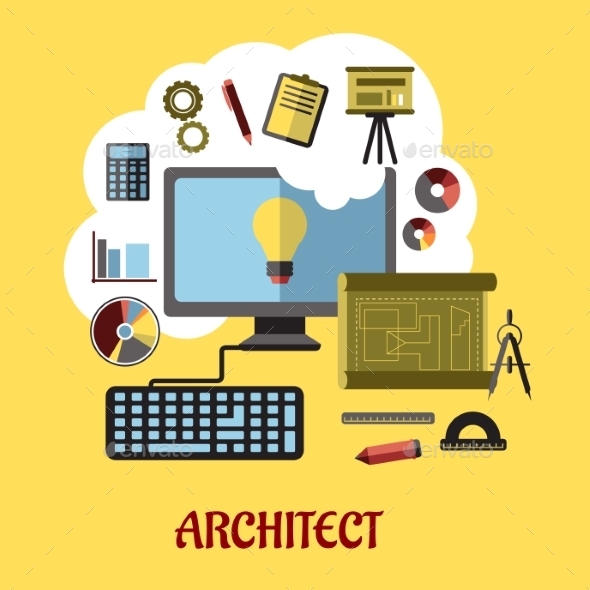 GraphicRiver Architect or Education Concept 9436568 GraphicRiver Architect or Education Concept 9436568