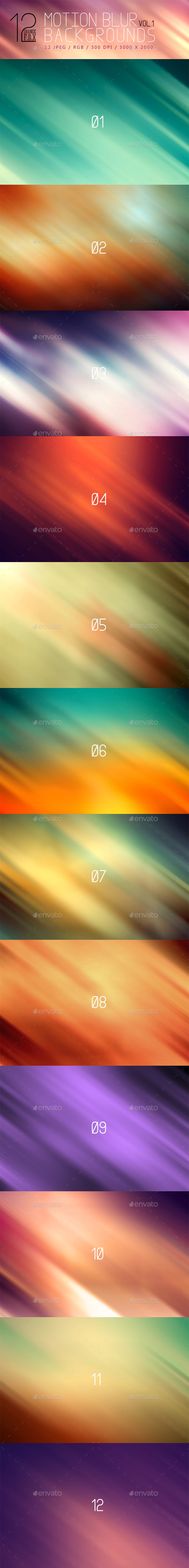 GraphicRiver 12 Motion Blur Backgrounds VOL.1 9436579 GraphicRiver 12 Motion Blur Backgrounds VOL.1 9436579