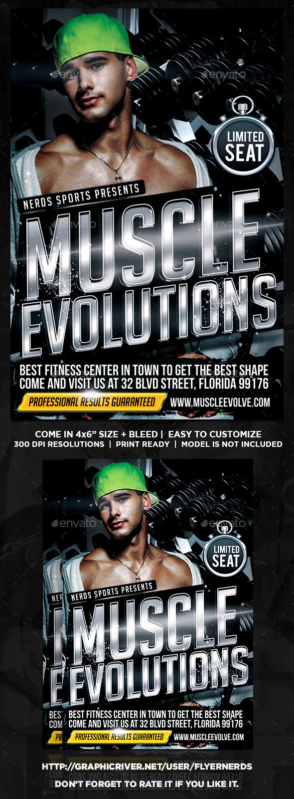 GraphicRiver Muscle Evolutions Sports Flyer 9436818 GraphicRiver Muscle Evolutions Sports Flyer 9436818