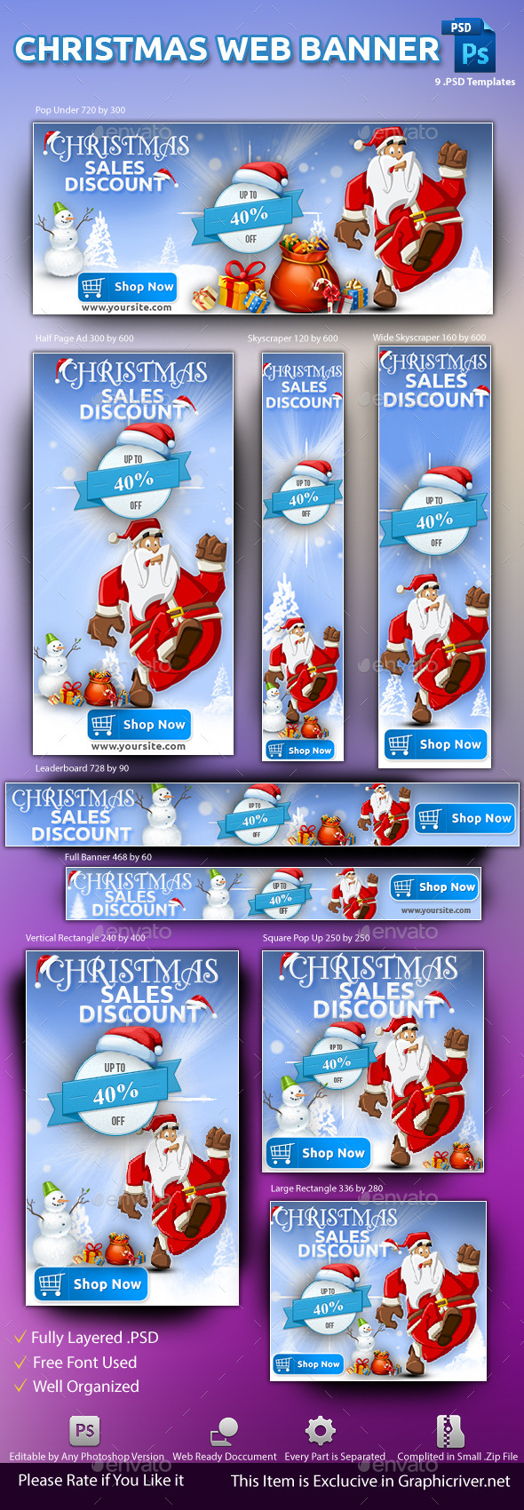 GraphicRiver Christmas Web Banner 9436819 GraphicRiver Christmas Web Banner 9436819