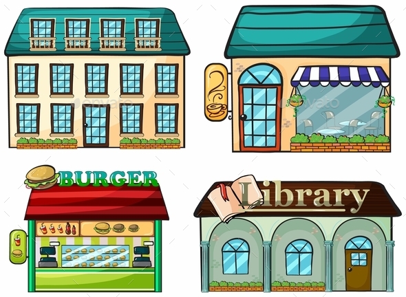 GraphicRiver Shops Set 9437450 GraphicRiver Shops Set 9437450