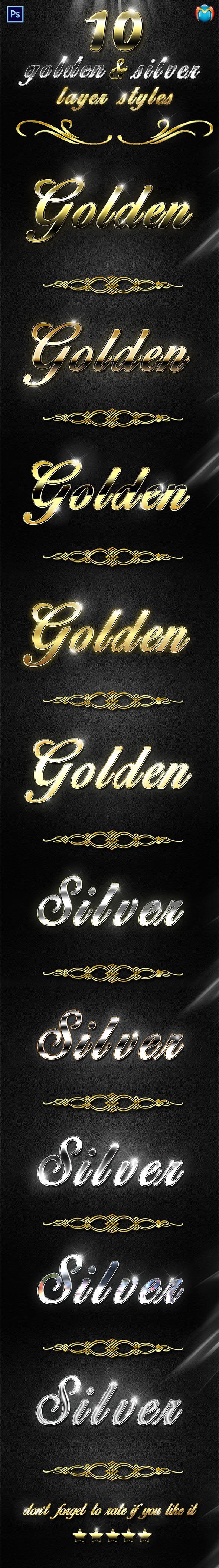 GraphicRiver Golden & Silver Layer Styles V.2 9440356 GraphicRiver Golden & Silver Layer Styles V.2 9440356