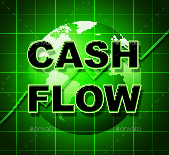 Cash Flow Graph Represents Investment Earn And Wage