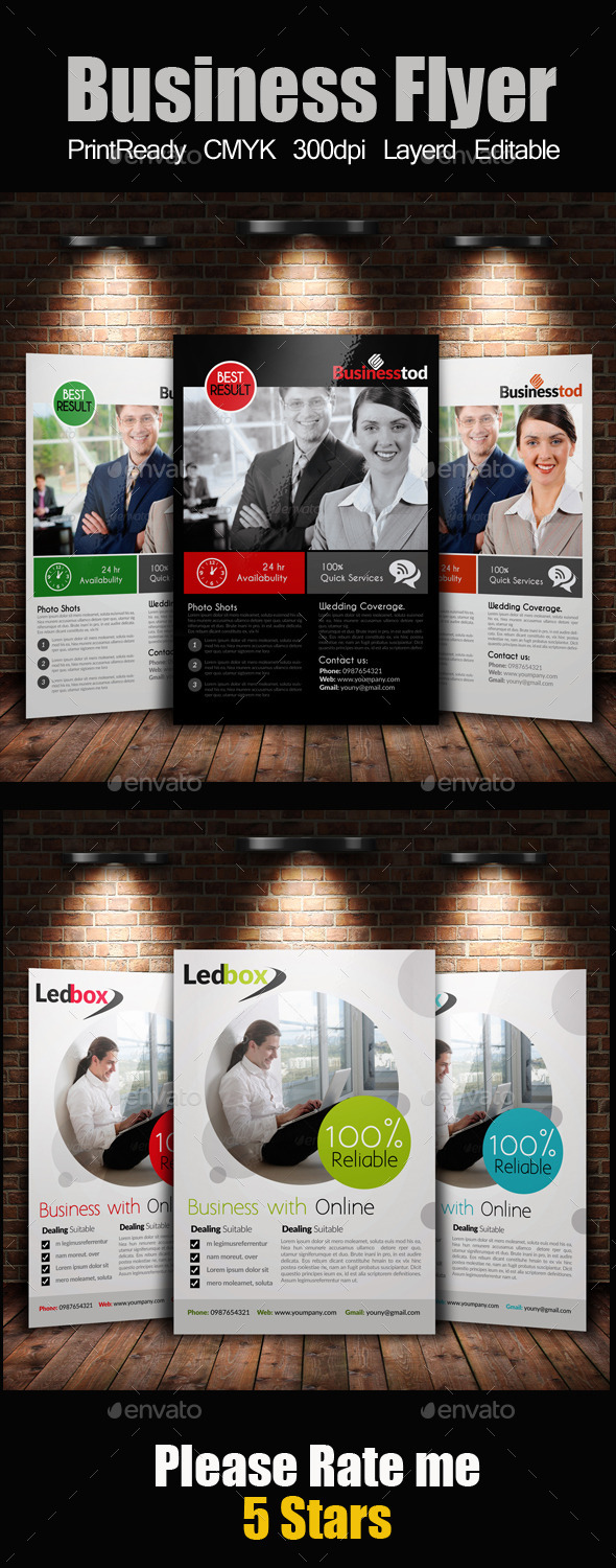 GraphicRiver A4 Multi Use Business Flyer Bundle 9442715 GraphicRiver A4 Multi Use Business Flyer Bundle 9442715