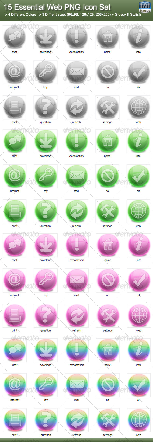 15 Essential Web PNG Icon Set 15 Essential Web PNG Icon Set