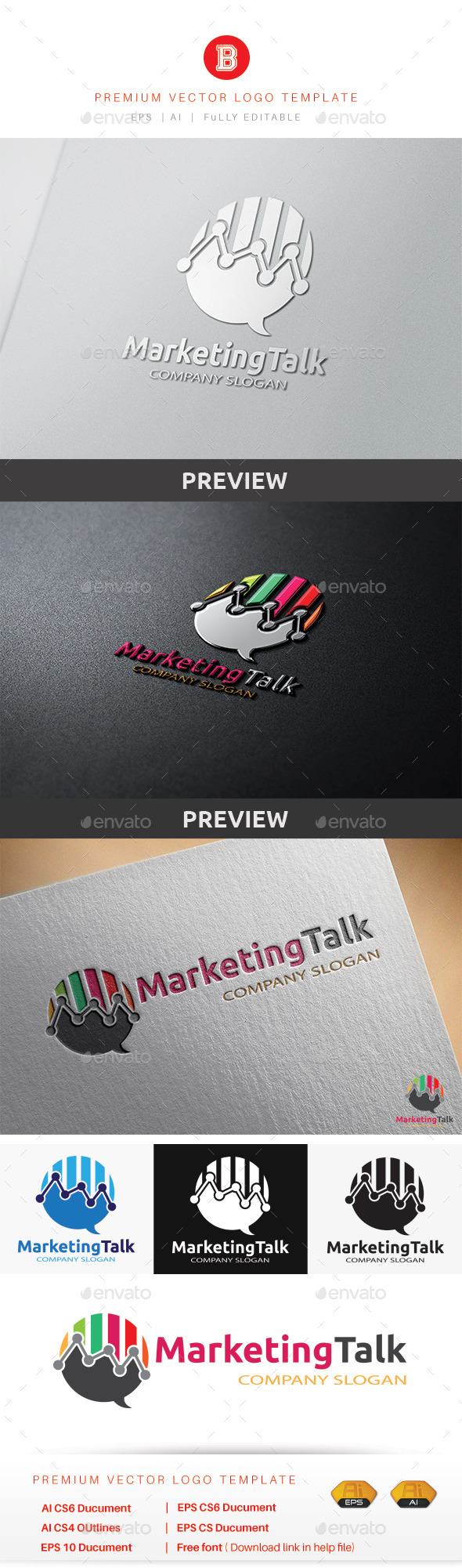 GraphicRiver Marketing Talk 9444050 GraphicRiver Marketing Talk 9444050