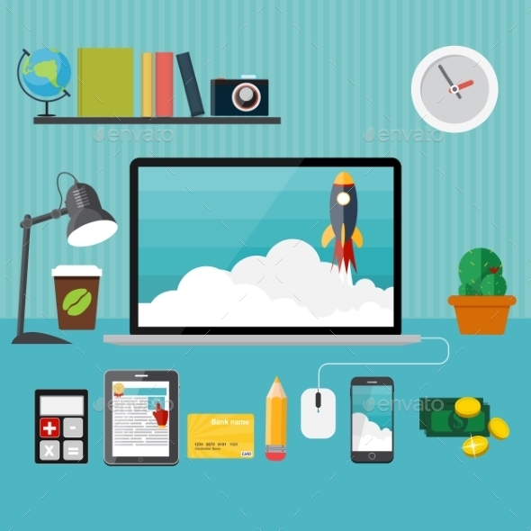 GraphicRiver Quick Start Up Flat Concept Vector Illustration 9444828 GraphicRiver Quick Start Up Flat Concept Vector Illustration 9444828