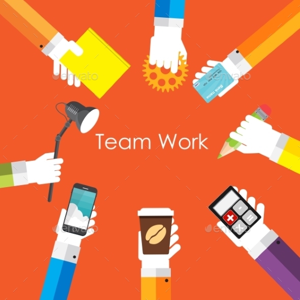 GraphicRiver Team Work Flat Concept Vector Illustration 9444887 GraphicRiver Team Work Flat Concept Vector Illustration 9444887