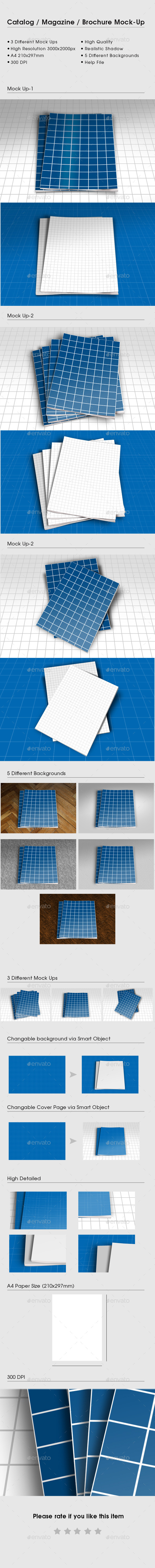GraphicRiver A4 Magazine Catalog Mock Up 9409256 GraphicRiver A4 Magazine Catalog Mock Up 9409256