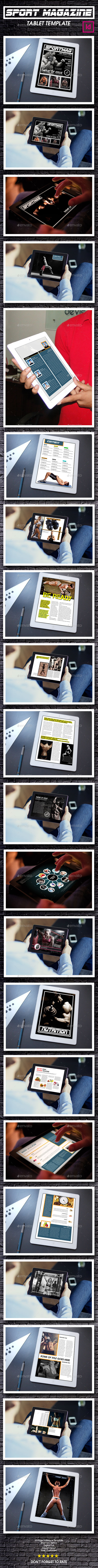 GraphicRiver Tablet Sport Magazine Template 9445692 GraphicRiver Tablet Sport Magazine Template 9445692