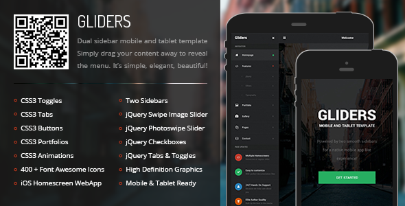 Gliders | Mobile & Tablet Responsive Template