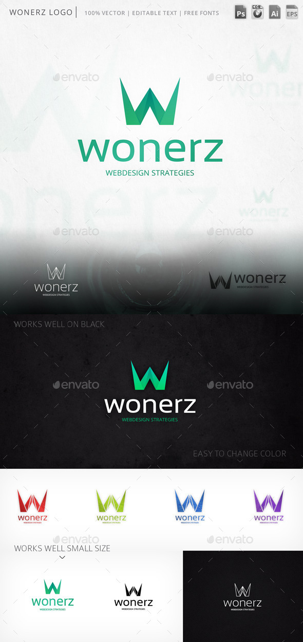 Wonerz Logo (Letters)