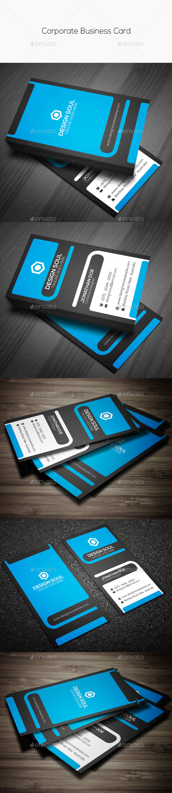 GraphicRiver Corporate Business Card 9447157 GraphicRiver Corporate Business Card 9447157