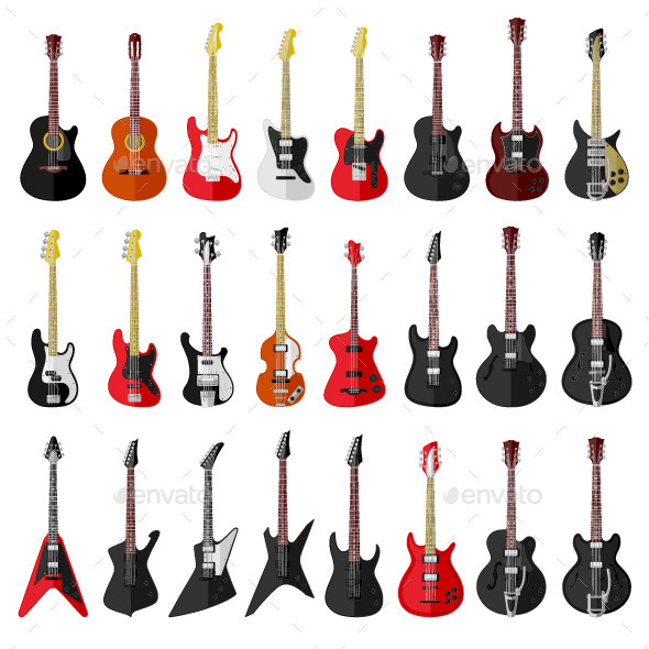 GraphicRiver Guitars 9447784 GraphicRiver Guitars 9447784