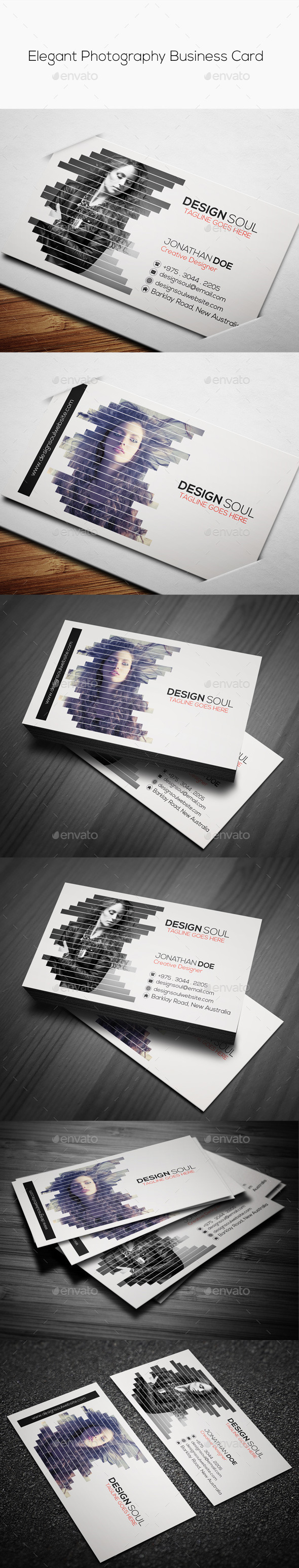 GraphicRiver Elegant Photography Business Card 9448294 GraphicRiver Elegant Photography Business Card 9448294