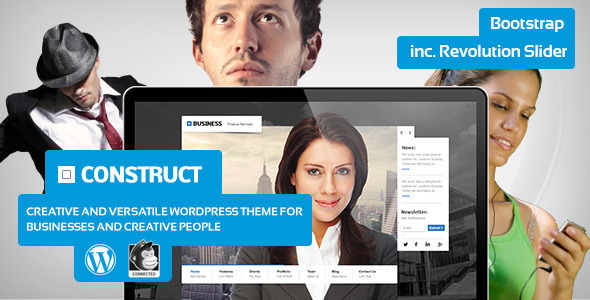 Construct - Creative Business Theme for Wordpress